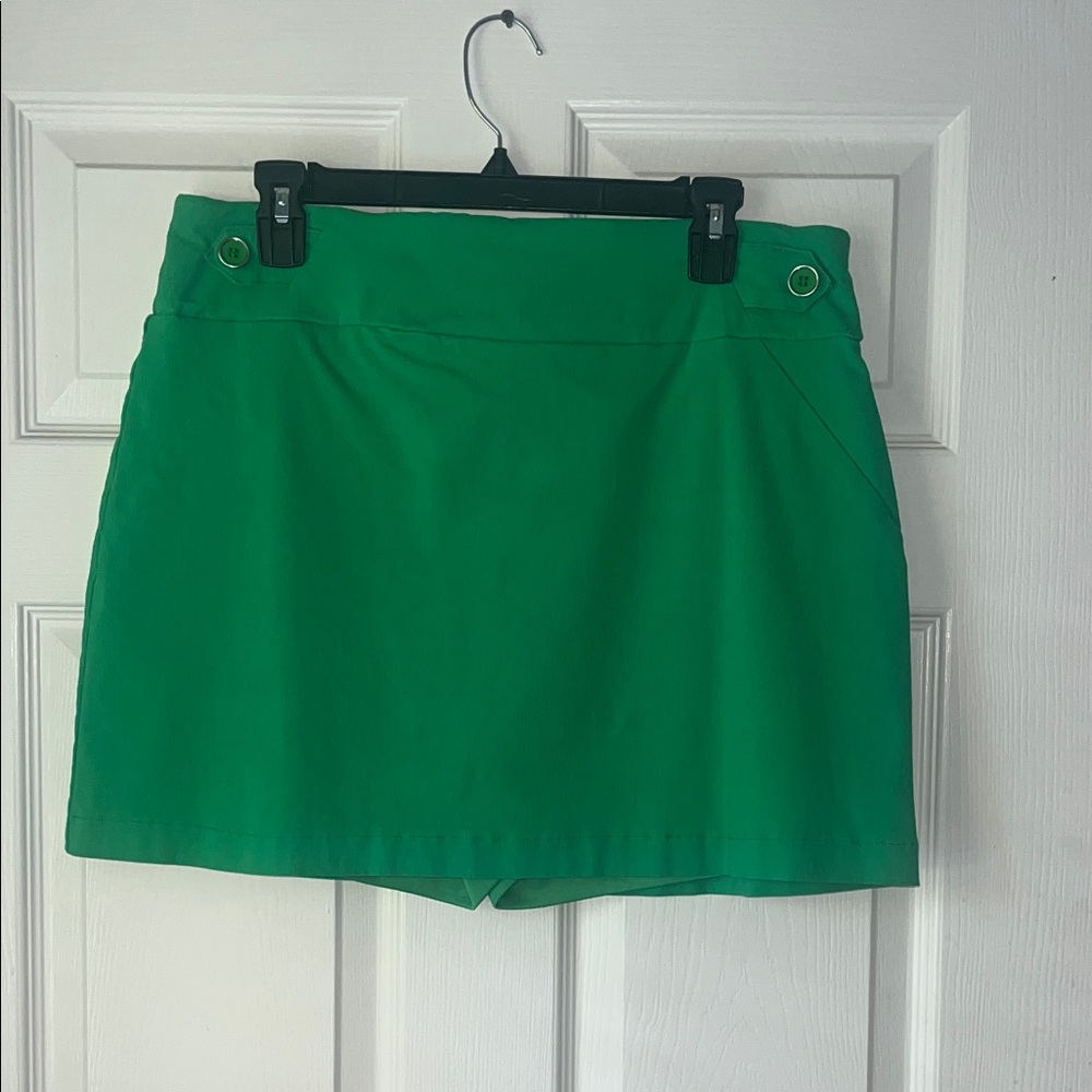 Soho Apparel Vibrant Green Mini Skirt